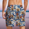 Custom Dog Photo Hawaii In The Air Family Man's Beach Short HO82 894270