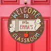 Personalized Teacher's Name Door Hanger Classroom Decor And Gift For Teacher HO82 894418