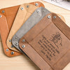 Custom Initial Name Father's Day Gift Leather Valet Tray, Catch All Tray Gifts for Dad LM32 899249