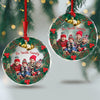 Custom Photo Family Bonds Are Unbreakable Glass Ornament Christmas Gift HA75 897194