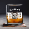 Custom Photo Dog Cat - Dad Mom Whiskey Glass HA75 892456