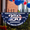 Custom Name America 250 Years Semiquincentennial Patriotic 1776-2026 Fan Flag CH07 910576