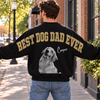 Custom Photo Best Dog Dad, Mom Ever Shoulder To Shoulder Sweatshirt CH07 180944
