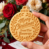 Custom Family Name Merry Christmas Shaped Cookie Stamp TH10 171507
