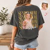 Custom Photo Senior Mom Back Comfort Shirt 2026, Proud Senior Mom Gift, Senior Mom Graduation Shirts HO82 903304