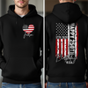 Custom Name USA 250th Birthday 1776-2026 Independence Day Back & Front Dark Shirt HO82 902222