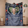 Personalized A Hug From Heaven Custom Photo Memorial Blanket CH07 896454