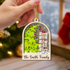 Personalized Family Name 2025 Christmas Keepsake 2 Layers Wooden Ornament LM32 897343