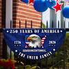 Custom Name 250 Years of America Flag Non-Pleated Fan Flag CH07 910578