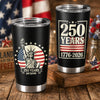 Custom Name Statue of Liberty 250 Years America Anniversary 1776-2026 Fat Tumbler LM32 669357