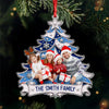 Custom Photo Christmas Tree Family Acrylic Ornament HO82 903404