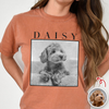 Custom Name & Photo Vintage Comfort Shirt Pet Memorial, Pet Lover Gift TH10 170375