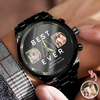 Custom Photo Best Dad Ever Men's Wrist Watch For Dad TH10 894263