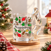 Personalized Merry Dickmas Naughty Glass Mug CH07 180804