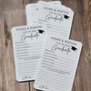 Set of 12 Graduation Wishes Cards - Advice Cards for Graduation Party - Graduation gift LM32 899753