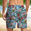 Custom Human Photo Hawaii In The Air Family Man's Beach Short HO82 894274