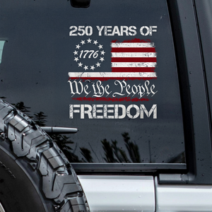 We The People 1776-2026 Patriotic 250th Birthday Car Window Decal Sticker HA75 898760
