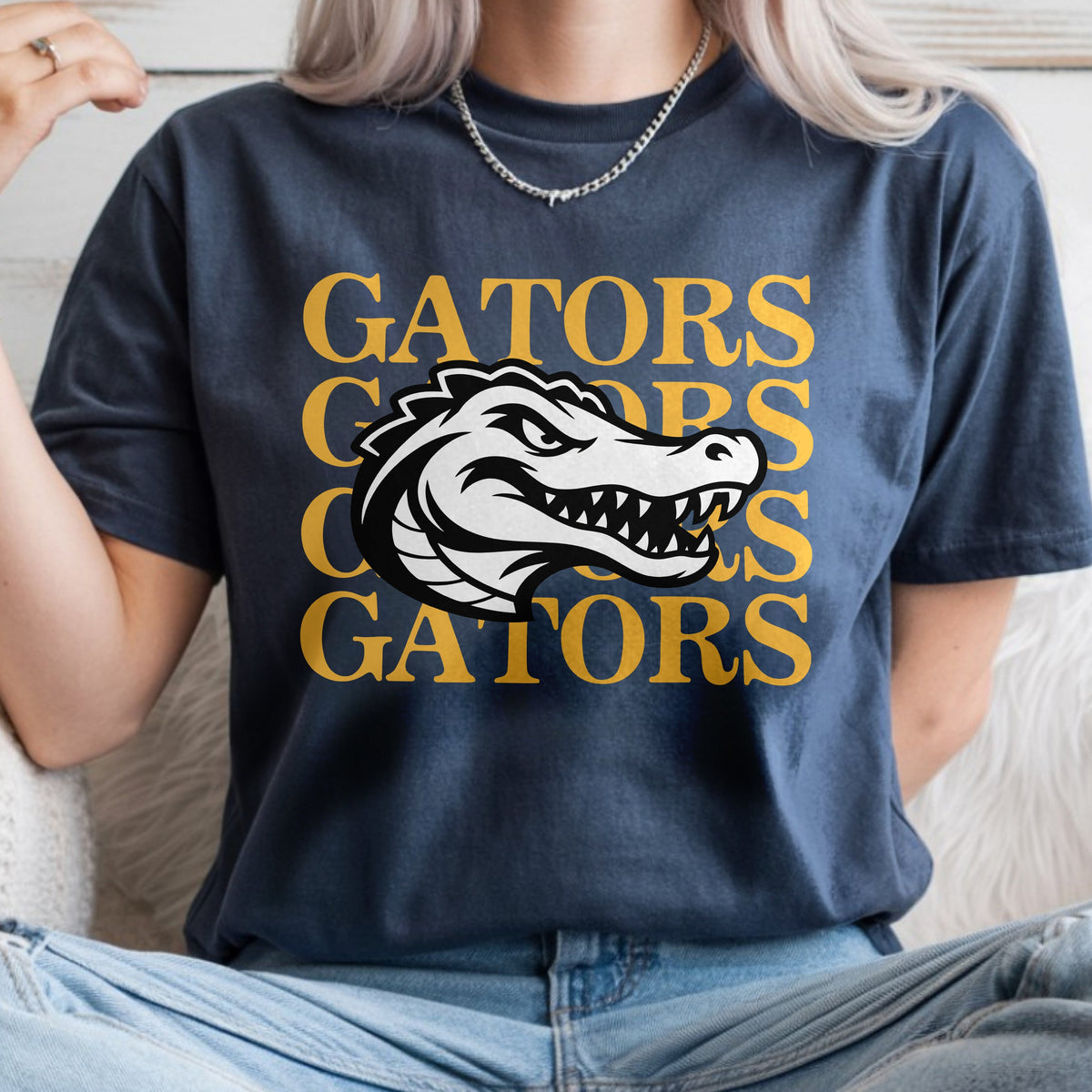 Custom Logo School Mascot Game Day Comfort Shirt - Back To School & Game Day Gift HA75 921766