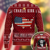 Personalized Rest In Peace Charlie Kirk Ugly Christmas Sweater HO82 900324