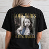 Custom Photo Look Who's Getting Married Backside Dark Shirt - Personalized Bachelorette Gift CH07 180248