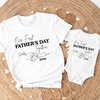 Personalized Our First Father's Day Together Matching Shirt LM32 899979