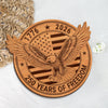 USA 250th Anniversary 1776-2026 Wooden Plaque With Stand HO82 901812