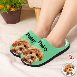 Custom Photo Dog Cat Pet Slippers Gift For Pet Owner HA75 892996