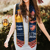 Custom Photo Eagle USA 250 Years 1776-2026 Graduation Stole TH10 898639