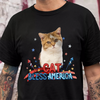 Custom Photo Dog Bless America Dark Shirt HO82 902844