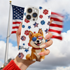 Custom 3D Dog US Flag Personalized Phone Case HA75 920320