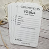 Set of 12 Graduation Wishes Cards - Advice Cards for Graduation Party - Graduation Party Decorations - Graduation gift - Graduation Advice HO82 902228