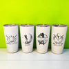 Personalized Gifts for Golfer, Viral Design White Golf Tumbler, Gift for Golf Lovers LM32 897595