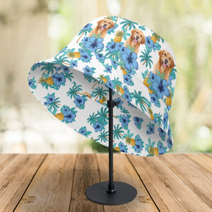 Custom Pet Photo Tropical Vibe Family Bucket Hat HA75 892596