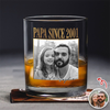 Custom Photo Best Dad Ever Whiskey Glass - Gift for Father’s Day CH07 911352