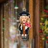 Custom Funny Face Graduation Acrylic Ornament Christmas Decoration HA75 892712