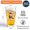 Custom Photo Best Dog Dad Ever Beer Glass - Father’s Day Gift for Dog & Cat Owners HA75 921370