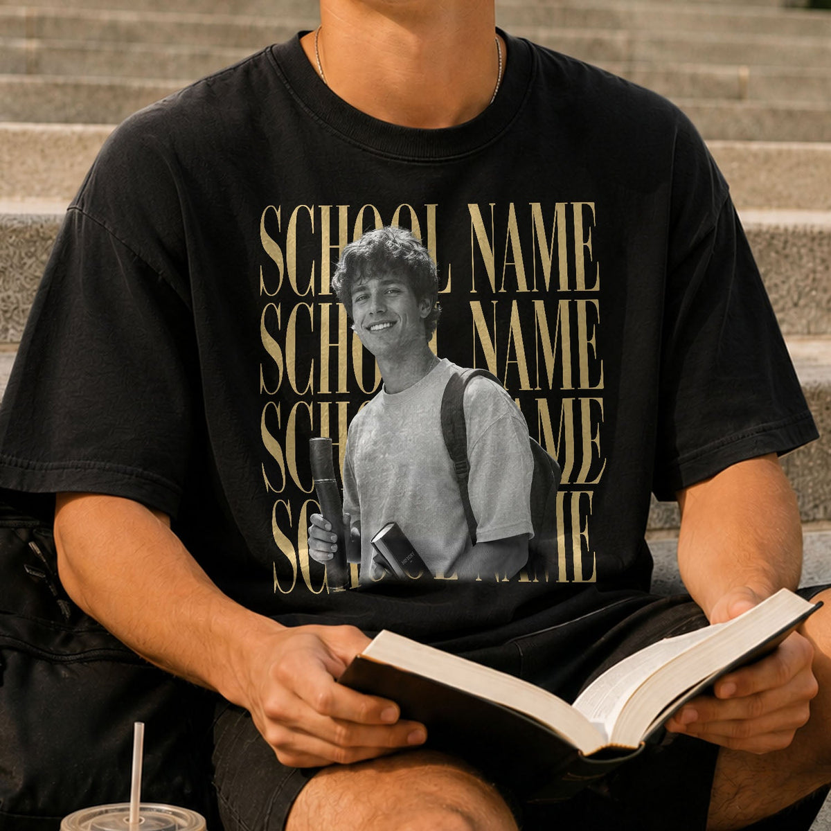 Custom Photo And School Name Back To School Comfort Shirt TH10 170327