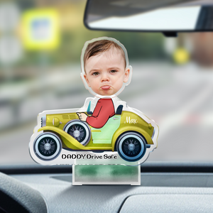 Custom Face Bobblehead Car Dashboard Decoration Gift For Dad Shaking Head HO82 893842