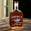 Custom Family Name America 250th Anniversary 1776 2026 United States of America Whiskey Bottle LM32 897715