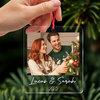 Custom Photo Acrylic Ornament Christmas Gift For Couple LM32 895767