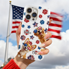 Custom 3D Dog US Flag Personalized Phone Case HA75 920320