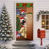 Custom Santa Photo Welcome To Our House Decoration Door Cover LM32 895675