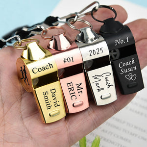 Personalized Football Soccer Basketball Teacher Coach Whistle - Valentine's Gifts for Him LM32 897823