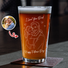 Custom Photo Forever Your Child Beer Glass Father's Day Gifts CH07 911442