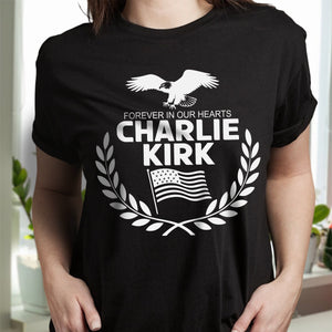 Justice for Charlie Kirk - Prayers Up for Charlie Memorial Dark Shirt LM32 65623