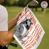 Personalized Vintage Photo Best Dad Ever Golf Towel For Golf Lovers For Father's Day Gift CH07 911504