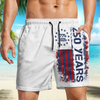 Personalized 250th Anniversary 1776-2026 American Flag Beach Shorts LM32 669235