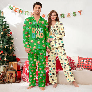 Custom Photo Best Dog Mom Ever - Personalized Pajamas Gift For Dog Lovers CH07 899048