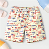 Personalized America 250 Semiquincentennial Beach Short TH10 169247