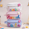 Custom Yarn Name Corduroy Pencil Case, Back to School Gift, Gift for Kids LM32 669273